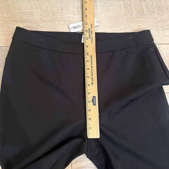 CHICOS WOMENS 2R BLACK PANTS NEW US SIZE 12 COMFORT WAIST STRAIGHT LEG - Picture 4 of 8